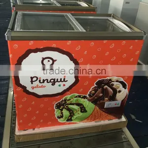 200L Chest Type Ice Cream Display Freezer thumbnail-2
