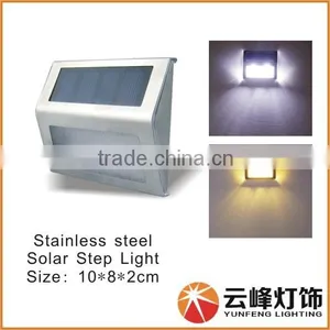 2LED Stainless Steel Solar Step Light thumbnail-1