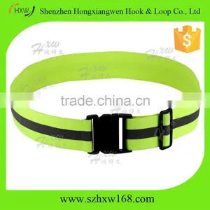 Light Weight Fully Adjustable High Visibility Reflective Elastic Running Belt thumbnail-1