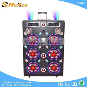 2014 New Bluetooth Portable Speakers With Wireless MIC ,USB,TF Card,fm Radio, Portable Speakers With Wireless MIC L-105 thumbnail-1