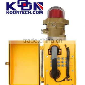 KNSP-08 Ip67 Waterproof Loudspeaker Voice Broadcasting Intustrial Telephone Rugged Explosion Proof Unique Landline Telephone thumbnail-4