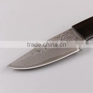 OEM Damascus Black Fixed Blade Hunting Knife Blanks UD402329 thumbnail-4