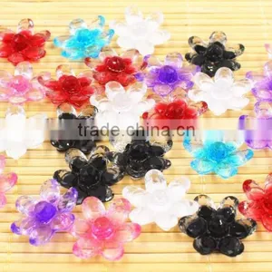Resin Flower Shinine Flower for Hair Clothes Jewelry Accessaries thumbnail-4