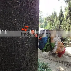 Resin Sensor Singing Dwarf Craft Used in Garden thumbnail-1