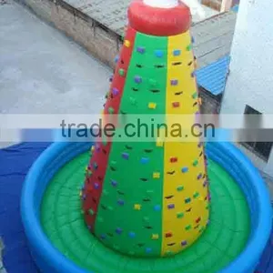 Round Inflatable Games Inflatable Rock Climbing Wall thumbnail-2