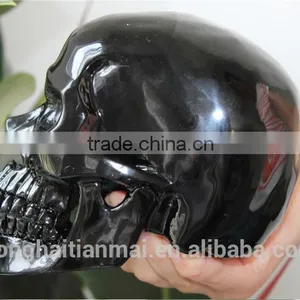 Natural Quartz Obsidian Crystal Alien Skull thumbnail-3