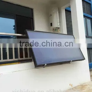 Wall-hanging Black Blue Film Flat Plate Solar Thermal Collector Price thumbnail-4