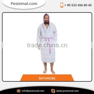 Quick Dry Soft Turkish/Pastemal Bathrobe for Men Available at Reasonable Rate thumbnail-1