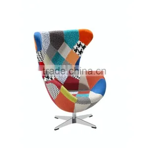Patchwork Cheap Egg Chair Waiting Room Chairs thumbnail-1