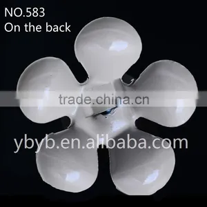 30mm Mini Goody Alloy Pearl Flower Korea Garment Accessories Buckle Hair Accessories Buckle-583 thumbnail-3