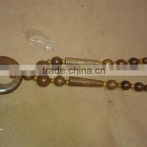 Special Design Necklace/Wholesale Fashion Large Garnet Jewelry Wooden Beads Necklace/Hot Sale thumbnail-4