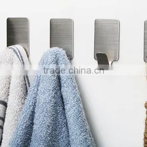 Clothes Metal Hanging Stainless Steel Adhesive Hook thumbnail-4