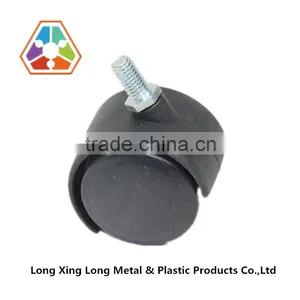 M Shenzhen Supplier Platic Item PA6 Black Plastic Caster Wheel thumbnail-1