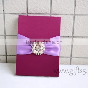 Custom Handmade Luxury Violante Wedding Invitation Boxes thumbnail-4