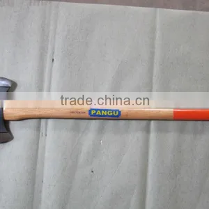 Axe, With Double-bit , A620 Type, Weighs 3.5lbs With Wooden Handle, Drop-forged Carbon Steel Head, 47-55HRC Heat Treatment thumbnail-1