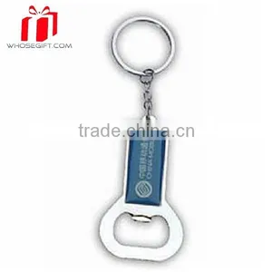 Aluminum Opener Epoxy Printing Logo and Content With Keychain thumbnail-1