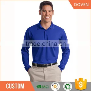 China Factory OEM Plain Formal Polo Shirts Polyester thumbnail-1