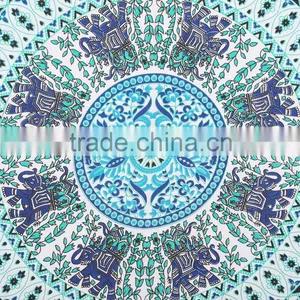 Mandala Elephant Tapestry, Wall Hanging Tapestry, Indian Mandala Tapestries Supplier Export Indian Art Mandala Home Decor Items thumbnail-2
