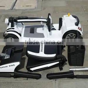 Electric Scooter 180W 4 Wheel Adult Mobility Scooter for Adults, Dual Pedal Scoota thumbnail-3