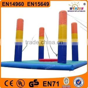Hot Sale Adult PVC Inflatable Bungee Jump Used Inflatable Sports Arena thumbnail-1