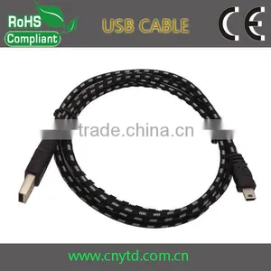 USB2.0 Charging Cable am to 5p Mini Usb Cable thumbnail-1