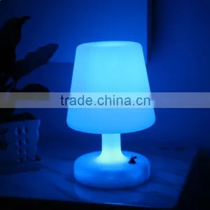 Plastic Led Garden Decoration Light Cordless Rechargeable Led Table Lamp thumbnail-1