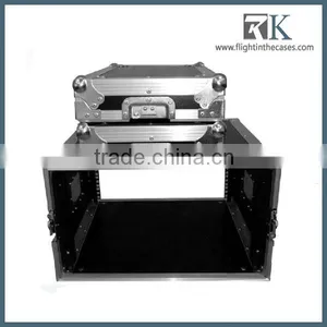 RK Road CasesAmplifier Deluxe Case RK-16U Amplifier Deluxe Case-24 Inch Body Depth With Caster Board-3/8 Inch Plywood thumbnail-1
