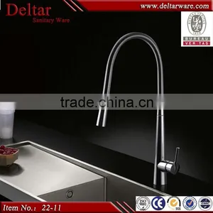 China Supplier Spring Loaded Kitchen Sink Mixer Tap Faucets, Brass Hot and Cold Water Kitchen Tap thumbnail-1