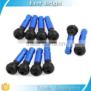 Car Tri Color Dust Cap Tubeless Plug In Wheel Tire Valve thumbnail-1