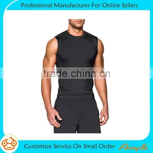 Mens Blank Custom Design Running Bodybuilding Sorts Singlet thumbnail-1
