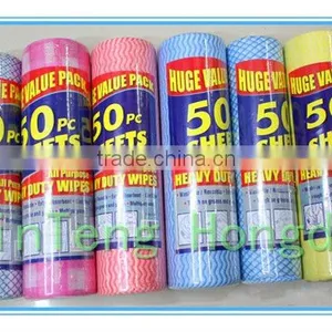 Household Printed Spunlace Nonwoven Cloth Rolls thumbnail-1