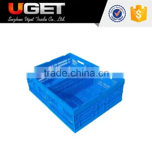Unique Patent Design Alkali Resistance Foldable Plastic Poultry Crate thumbnail-5