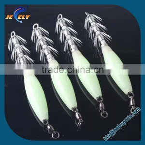 12.5cm Triplex Luminous Squid Hook Octopus Hook Cuttlefish Hook thumbnail-1