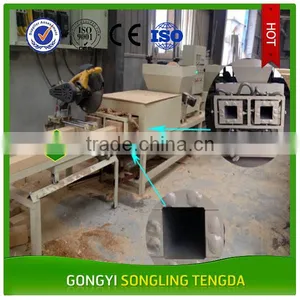 Compressed Wood Pallet Feet Block Making Machine thumbnail-1