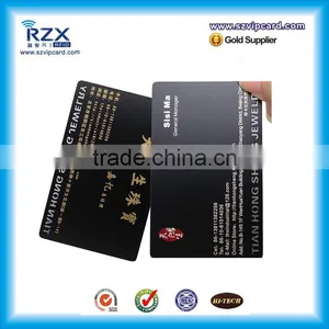 85.5*54*0.35mm Stainless Steel Matte Black Business Card Metal Card thumbnail-1