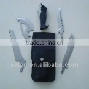 6pcs Hunting Fishing Knife Set thumbnail-1