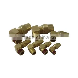 869 Male Elbow,Air Brake Fittings for Copper Tube, Brass Valve thumbnail-1