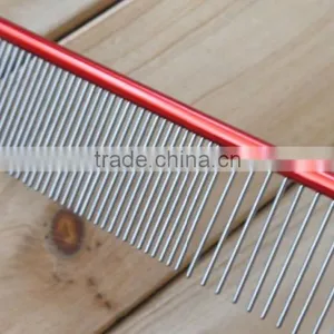Dog Pet Dead Fur Remove Comb With Colored Handle thumbnail-2