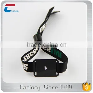 MIFARE Classic 1K Woven Wristbands Rfid Woven Bracelet Access Control thumbnail-1