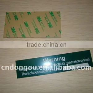 ABS Adhesive PVC Label 3m Clear Stickers thumbnail-1