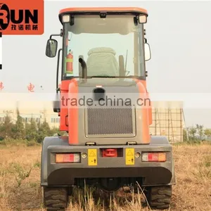 Everun ER08 CE Hydraulic Small Wheel Loader for Sale With Snow Blade and Overseas Service thumbnail-2
