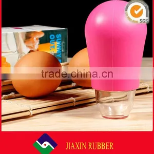 100% Food Grade Silicone Egg White Separator, Egg Yolk Suction Separator Divider Filter thumbnail-1