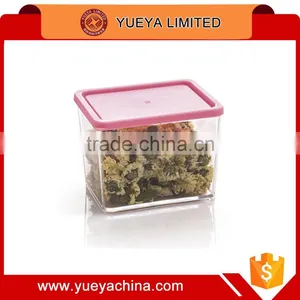 Foldable Sealed Food Storage Box/ Food Container-- Pink 370ml thumbnail-1