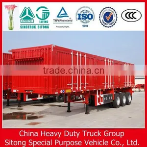 13 Meter Corrugation Plate Three Axle Van Semi Trailer thumbnail-1