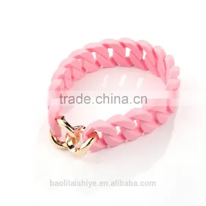 Newest Arrival Bright Color Fashion Silicone Bracelets 2017 thumbnail-4