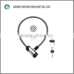 Steel Cable Lock Bicycle/Motorcycle Lock With High Quality thumbnail-1