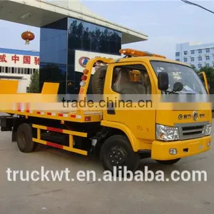 6 Wheel 5ton Dongfeng Light Right Hand Tow Truck Wrecker thumbnail-1