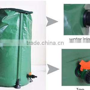 Greenhouse PVC Garden Rain Barrel/ COLLAPSIBLE WATER BUTTS thumbnail-2