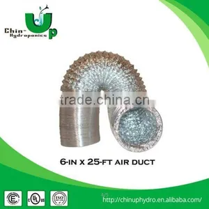 Hydroponics Aluminium Grow Room Ventilation Air Duct/ Flexible Insulated Duct/ 4 Inch Ventilation Duct thumbnail-5