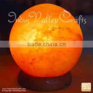 Himalayan Salt Lamp, Globe Salt Lamp, Crystal Salt Lamp thumbnail-1